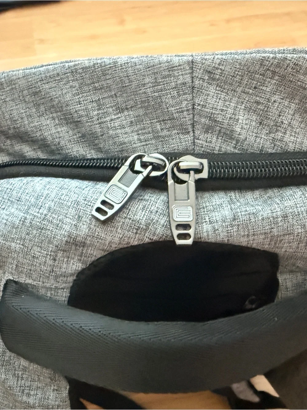 Shelby Black & Gray Cobra Graphic Backpack